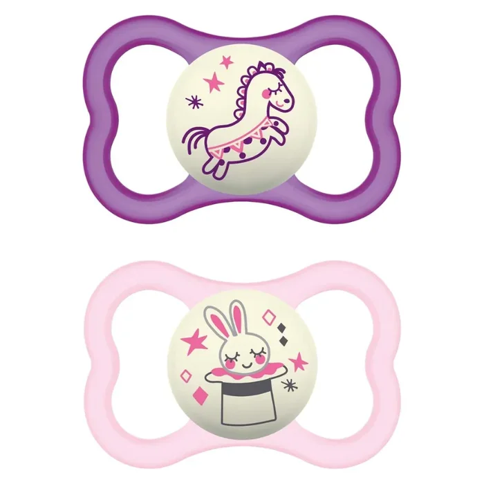 Air Night Pacifier – 6+ Months – 2 Pack