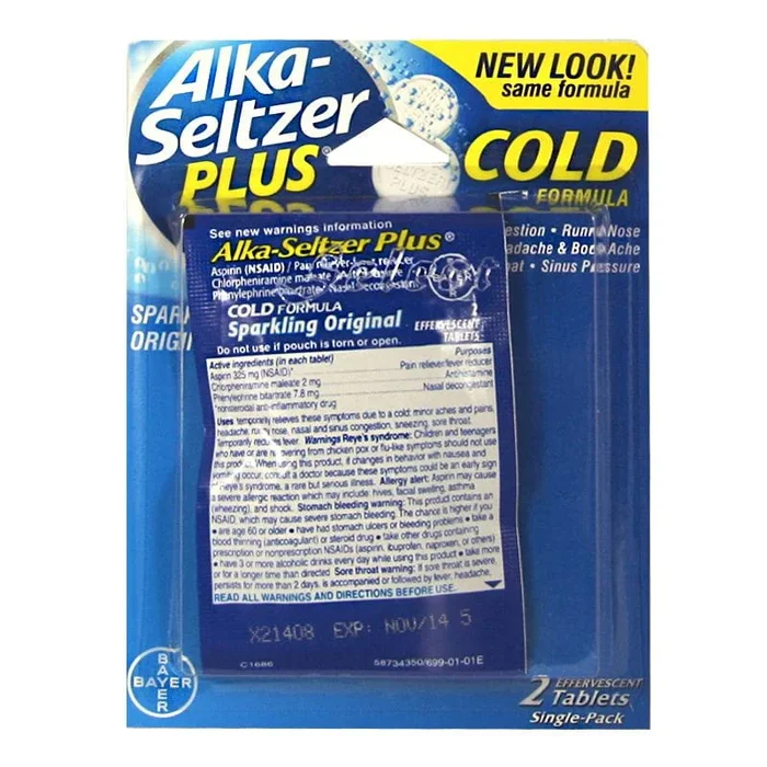 Alka-Seltzer Plus Cold – Card of 2
