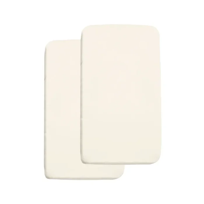 All-in-One Fitted Sheet & Waterproof Cradle Cover – 2 Pack