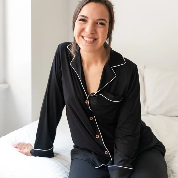 Allie Black Bamboo Women’s Luxe Lounge Set