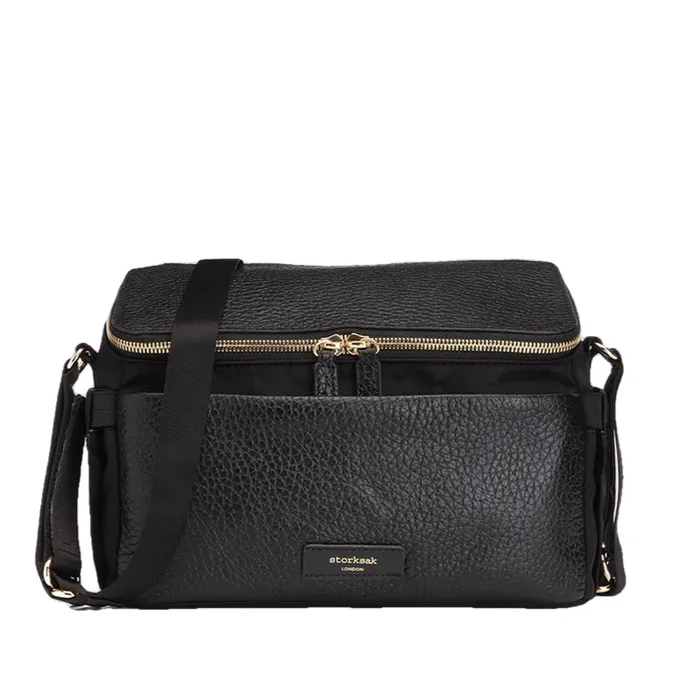 Alyssa Stroller Bag Black & Gold