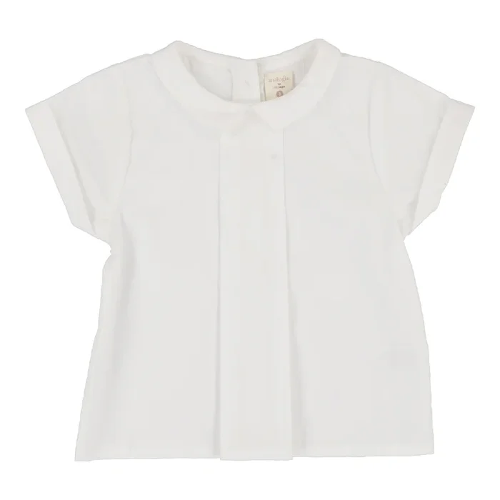 ANALOGIE BY LIL LEGS WHITE TODDLER POPELIN SHIRT