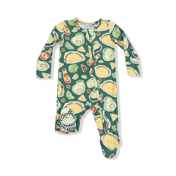 Angel Dear 2 Way Zipper Footie | Happy Tacos