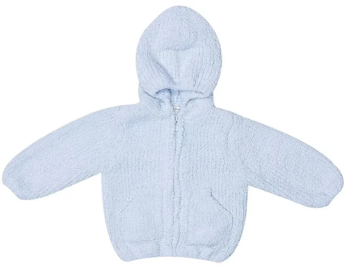 Angel Dear Chenille Hoodie, 6-12 Months – Light Blue