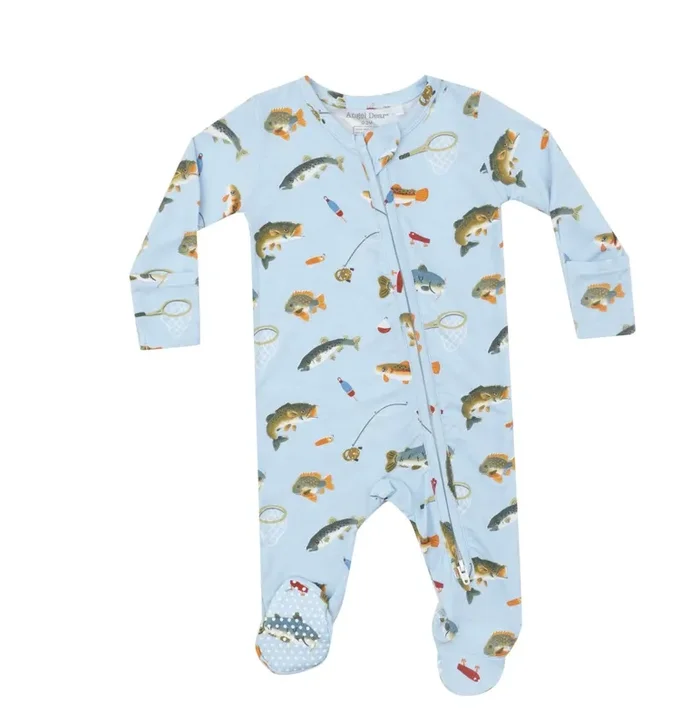 Angel Dear Fishing Zip Footie