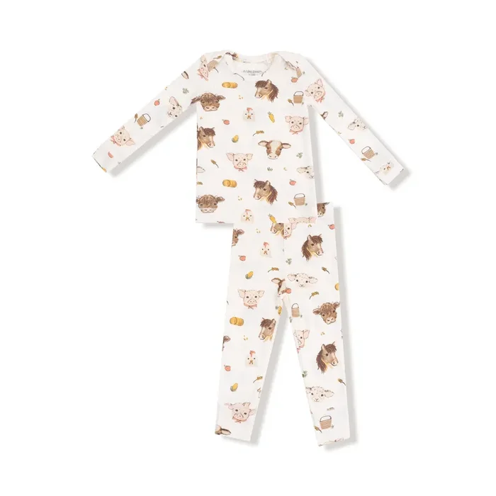 Angel Dear Kids Pajama Set, Farm Animals