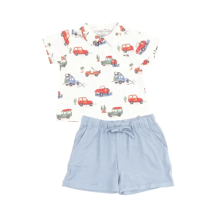 Angel Dear Polo Shirt & Short | Off-Road Adventure