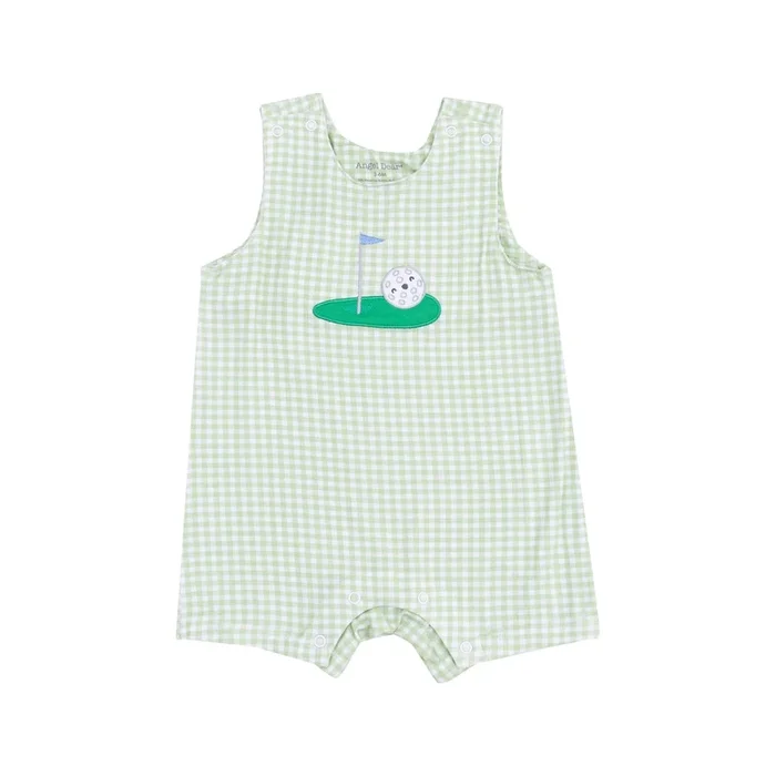 Angel Dear Sleeveless Shortie Romper | Golf Applique