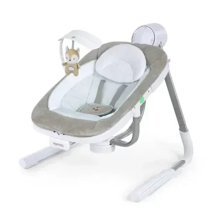 Anyway Sway 5-Speed Multi-Direction Portable Baby Swing – Grey