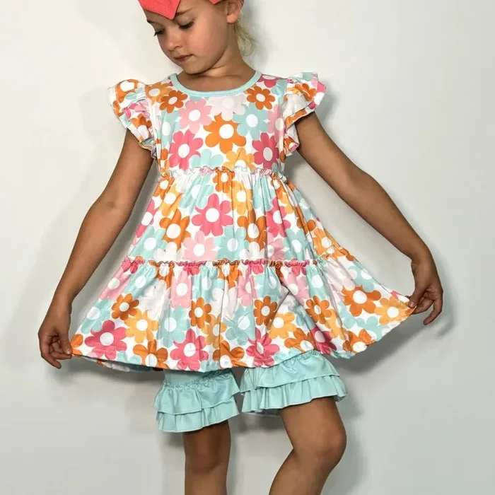 Aqua Daisy Set
