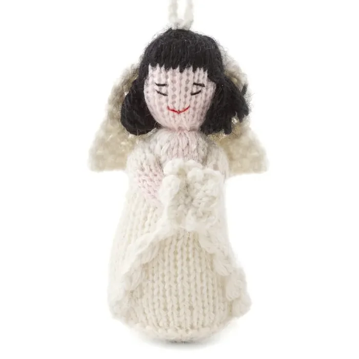Asian Bride Hand Knit Wedding Ornament