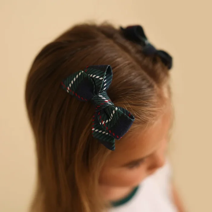 Augustus Mini Bow Hair Clips