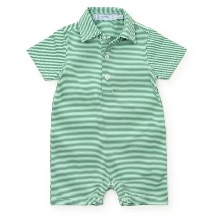 Austin Boys’ Performance Shortall By Lh Sport – Green Stripes