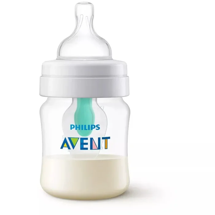 AVENT – ANTI-COLIC BABY BOTTLE WITH AIRFREE VENT, 4OZ, 1PK, CLEAR