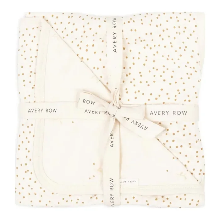 Avery Row Printed Jersey Reversible Blanket – Wild Chamomile / Daisy Meadow