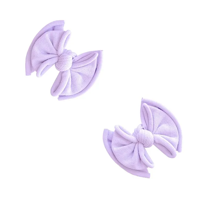 Baby Bling 2-Pack Fab Clips | Light Orchid
