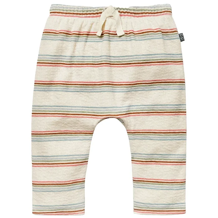 Baby Boys Beige Stripe Harem Pants