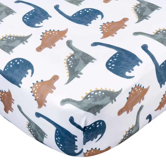 Baby Boys Dino Time Stretchy Crib Sheet