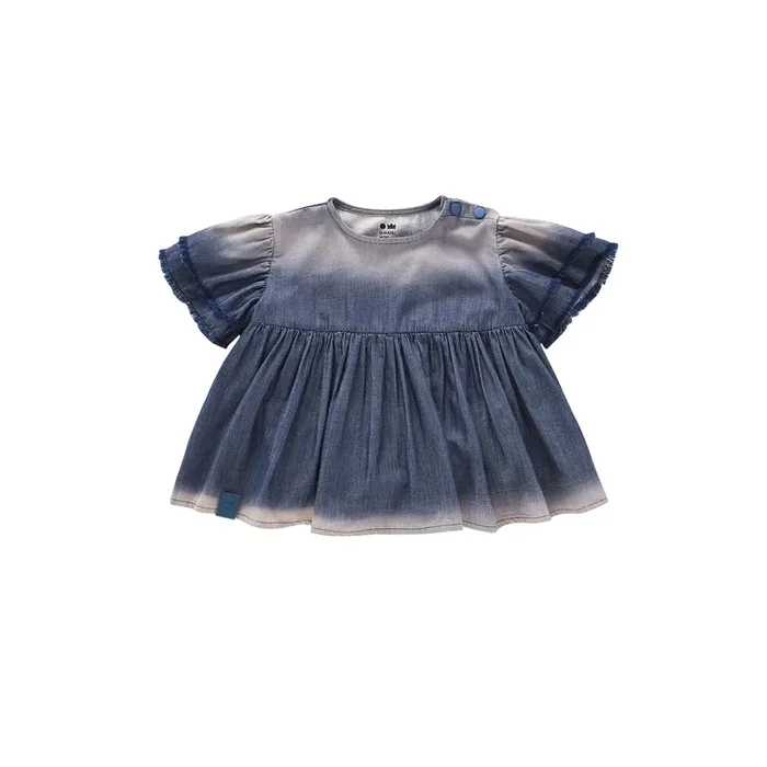 Baby Fit & Flare Dress | Navy