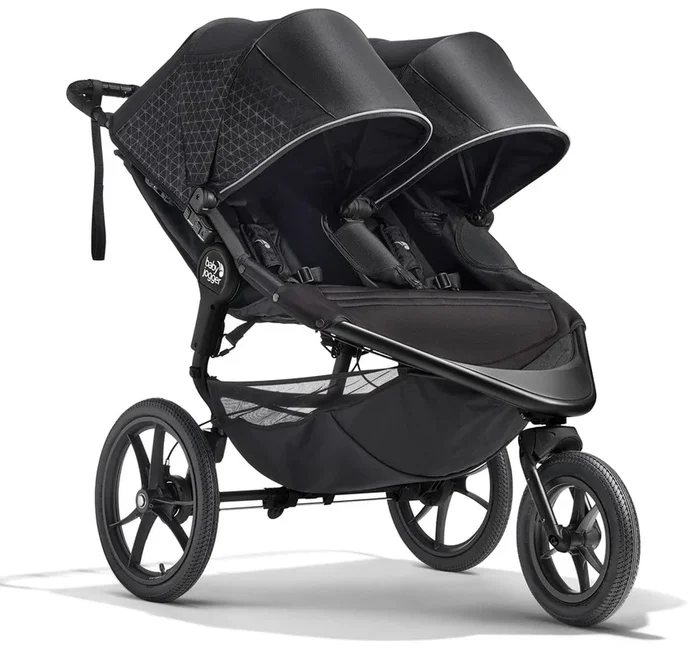 Baby Jogger Summit X3 Double Jogging Stroller – Midnight Black