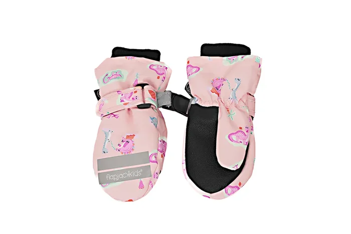 Baby/kids Water Repellent Ski Mittens – Dino Play