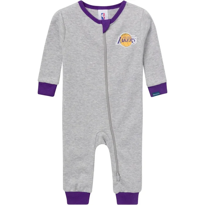 Baby Neutral Los Angeles Lakers Footless Pajamas