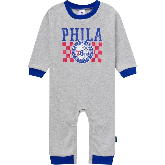 Baby Neutral Philadelphia Sixers Romper