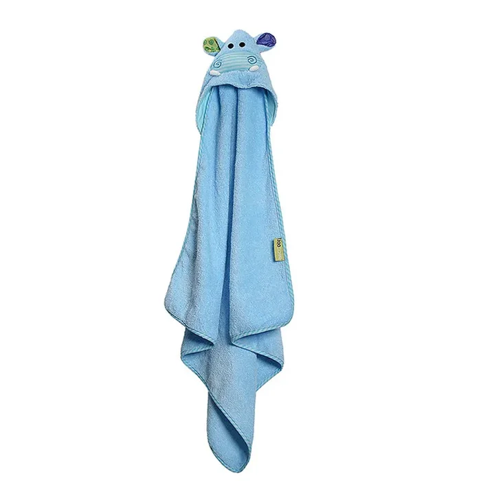 Baby Plush Terry Hooded Bath Towel – Henry The Hippo