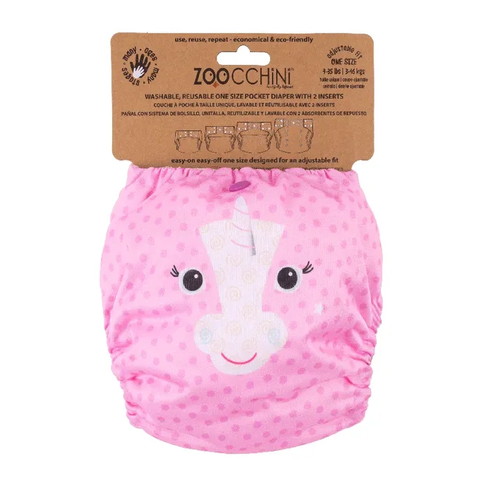 Baby/toddler Reusable Cloth Pocket Diaper (+2 Inserts) – Allie The Alicorn