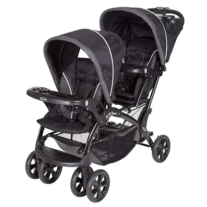Baby Trend Sit N’ Stand Double Stroller – Onyx