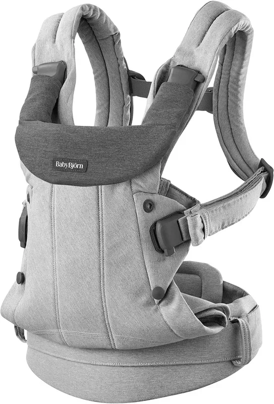 BabyBjörn Baby Carrier Harmony Woven Melange, Light Gray