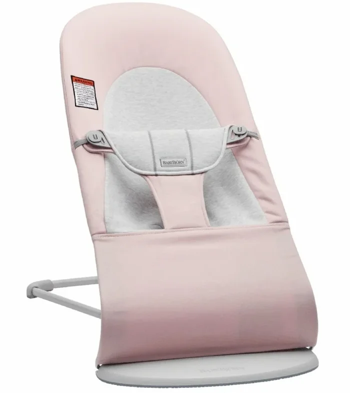 BabyBjorn Bouncer Balance Soft – Light Pink Grey