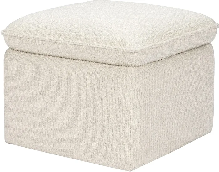 Babyletto Cali Storage Ottoman – Ivory Boucle