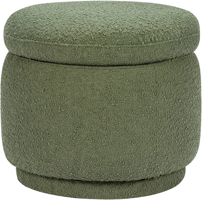 Babyletto Enoki Storage Ottoman – Olive Boucle
