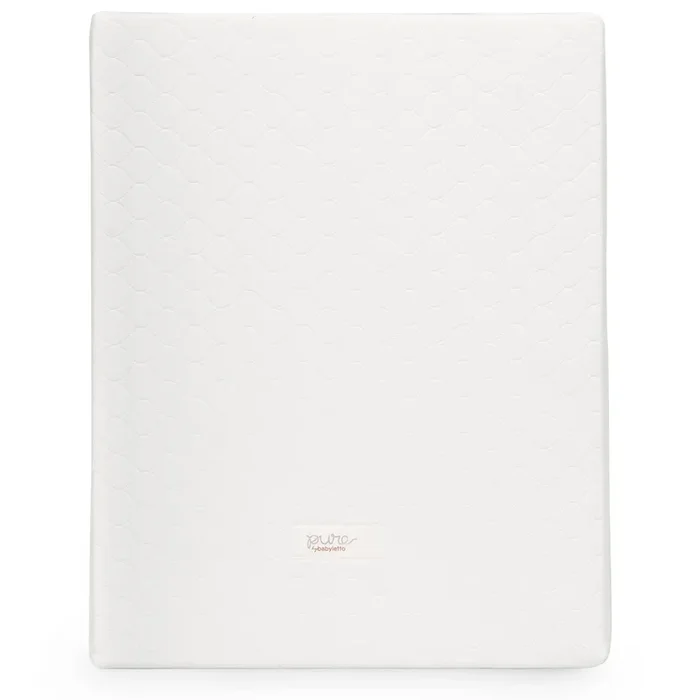 Babyletto Pure Core Midi Crib Mattress w/ Hybrid Quilted Waterproof Cover (Lightweight)