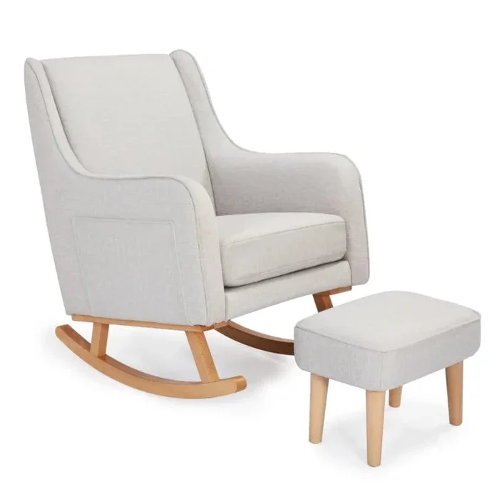 Babymore Ida Nursing Chair with Stool – Cashmere