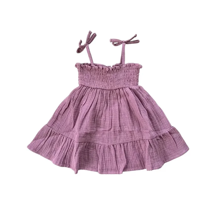 Babysprouts Tiered Mini Dress | Dusty Mauve