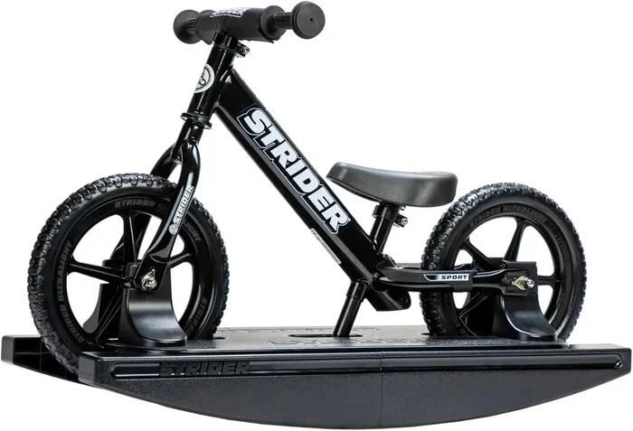Balance Bike with Rocking Base – Black