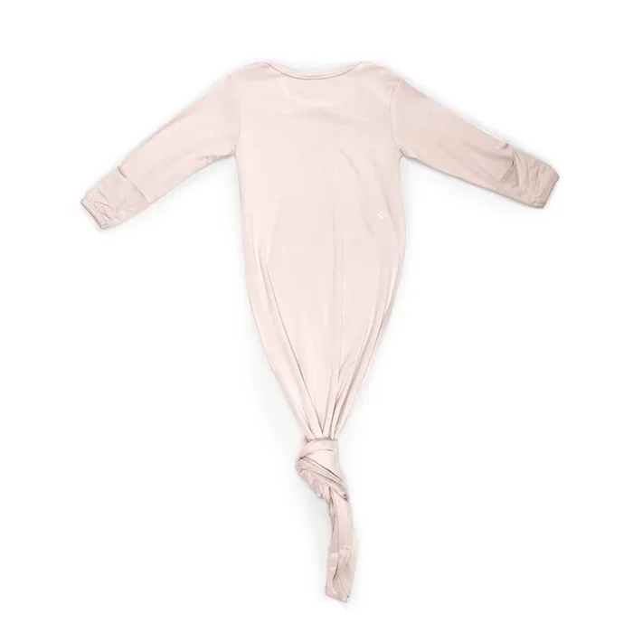 Bamboo Knotted Gown – Blush