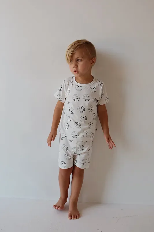 Bamboo Short Set | Green Smiles
