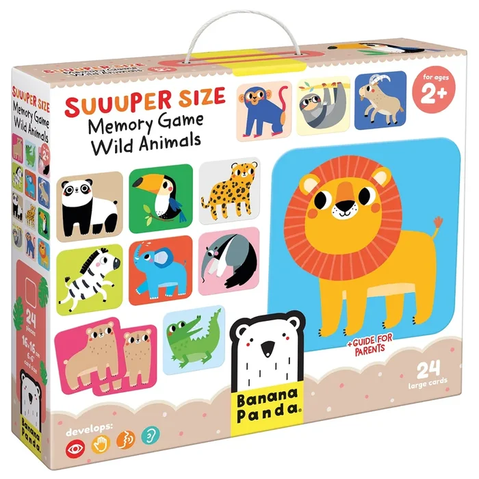 Banana Panda Suuuper Size Memory Game Wild Animals