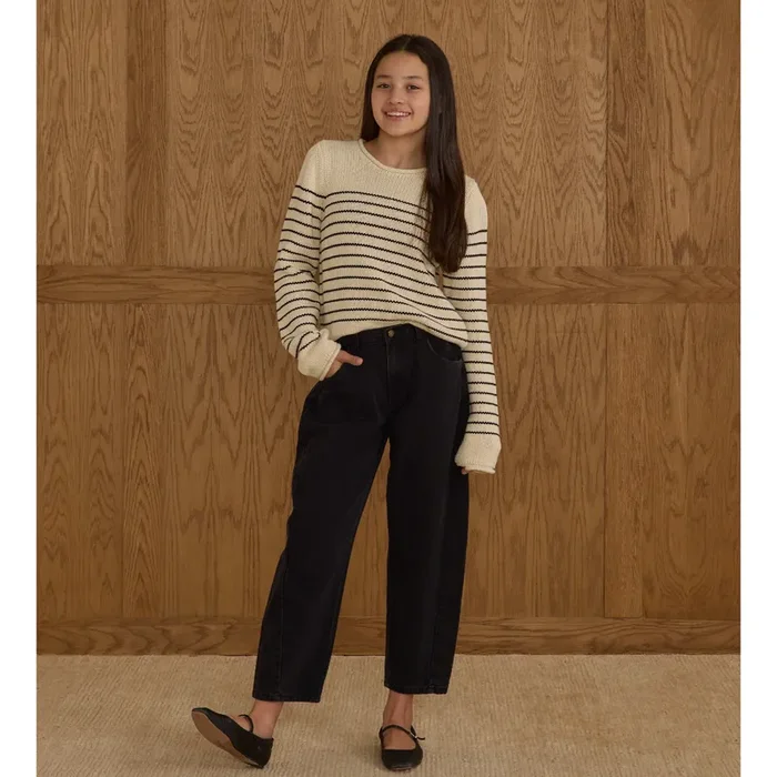 BARREL PANT || WASHED BLACK – TEEN