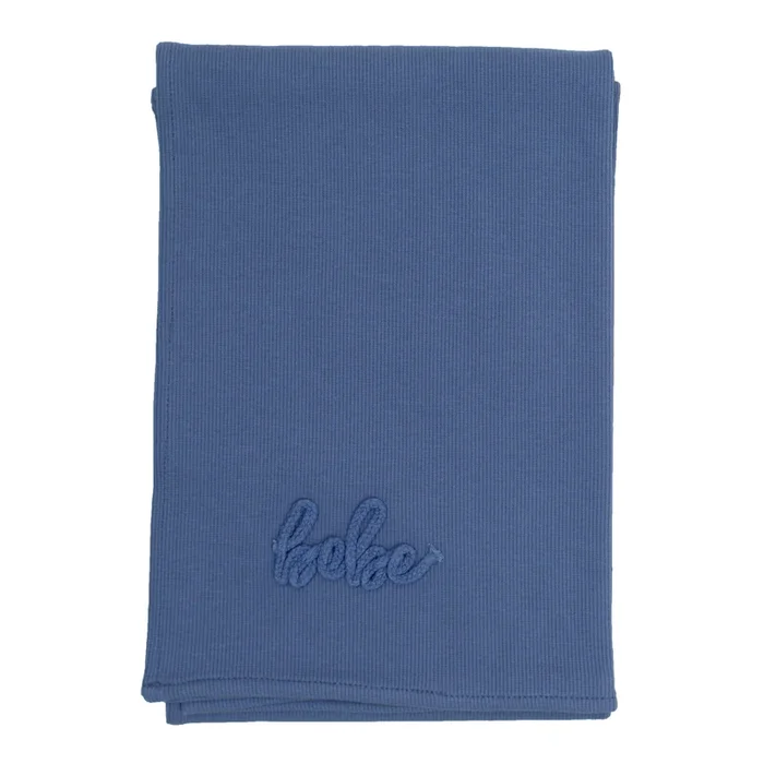 Bee & Dee Sea Blue Rope Signature Blanket
