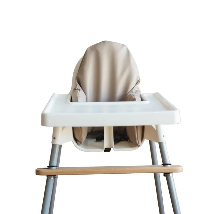 Beige Vegan Leather Ikea Antilop Cushion Cover
