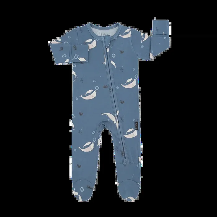 BELAN J Bamboo Footed Zipper Sleeper – Belugas