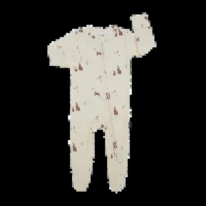 BELAN J Footed Zipper Sleeper – Bunnies