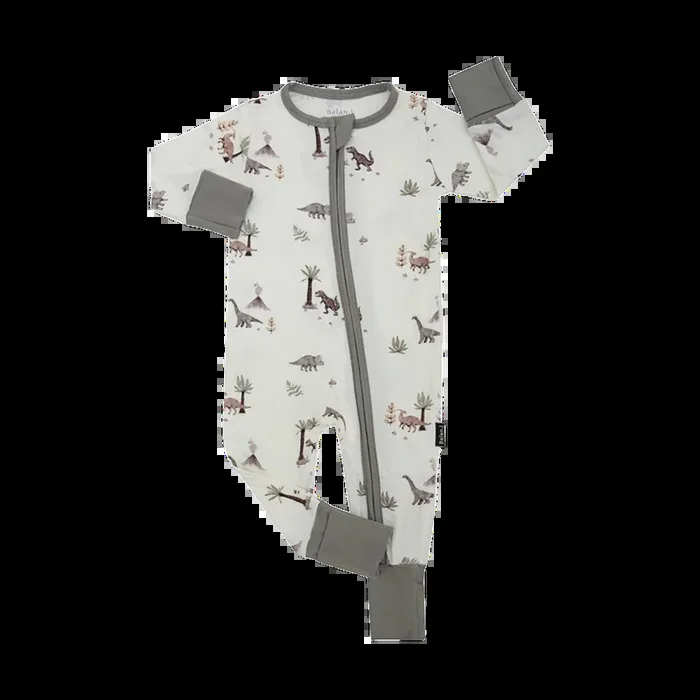 BELAN J Footless Sleeper with Fold-Over Cuffs – Dinoland