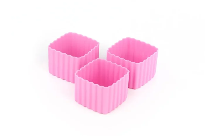 Bento Cups Square – Pink