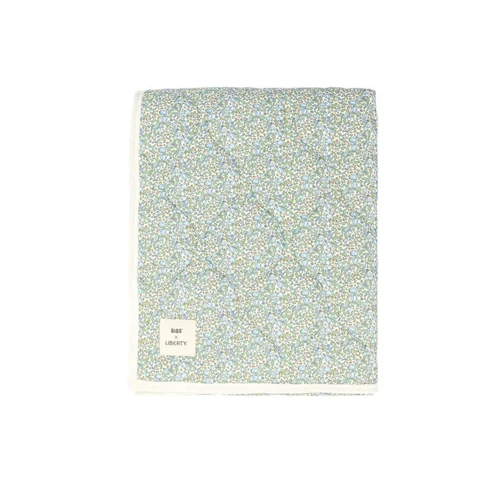BIBS X LIBERTY Quilted Blanket – Eloise – Ivory