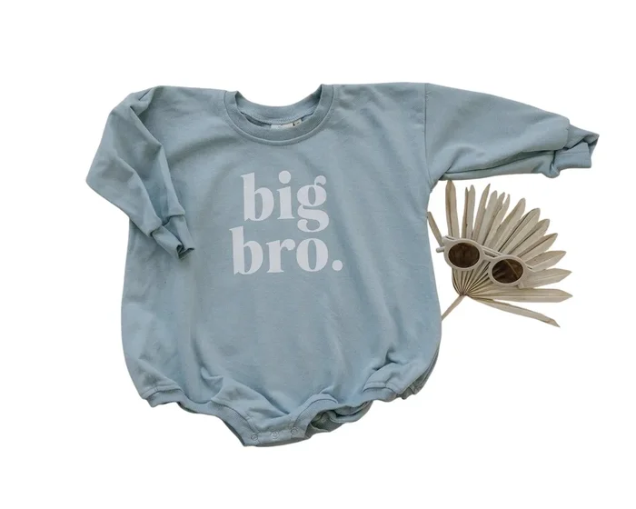 Big Bro Sweatshirt Romper – More Colors